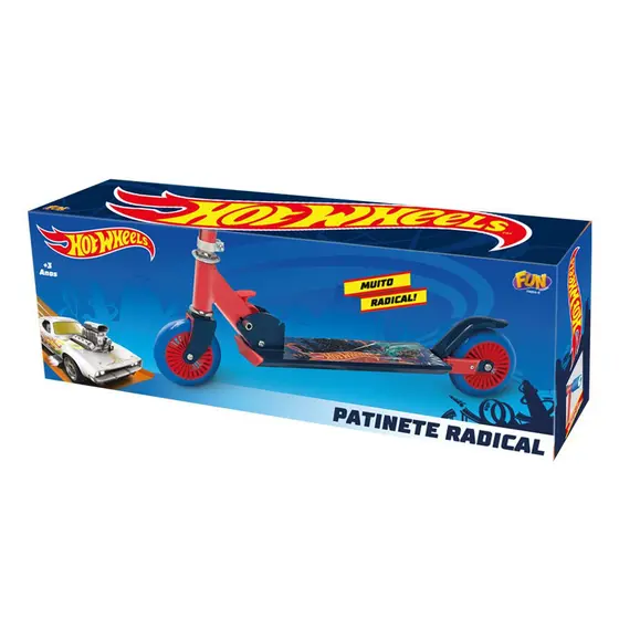 Patinete Infantil Hot Wheels Radical 02 Rodas
