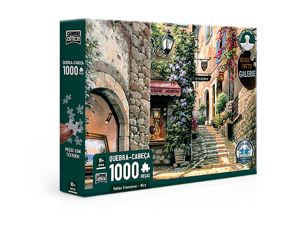Quebra-Cabeça Vielas Francesas Nice 1000 Peças
