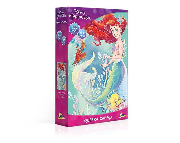 Quebra-Cabeça Pequena Sereia 100 Peças