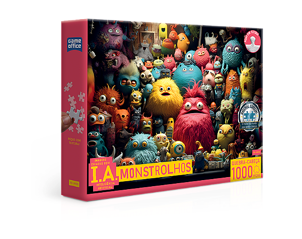 Quebra-Cabeça IA Monstrolhos 1000 Peças