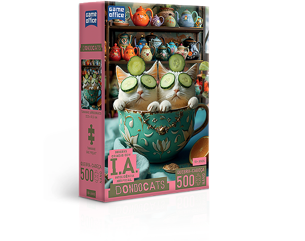Quebra-Cabeça IA Dondocats 500 Peças Nano