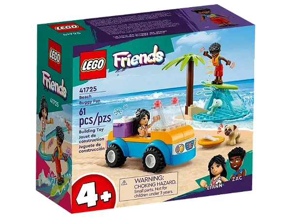 Lego Friends Diversão Com Buggy De Praia