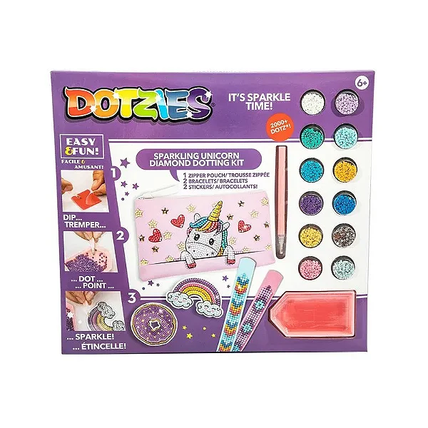 Diamond Dotz Unicórnio Brilhante Set Atividades
