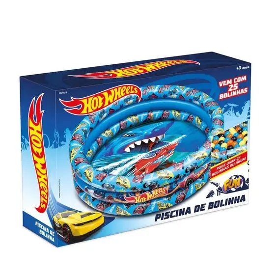 Piscina De Bolinhas Hot Wheels Com 25 Bolinhas
