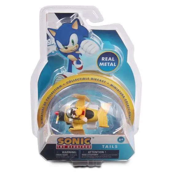 Carrinho Sonic Tails Metal Diecast