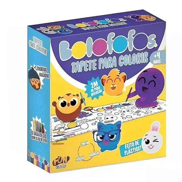 Bolofofos Tapete para Colorir