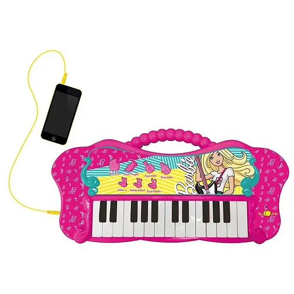 Teclado Fabuloso da Barbie com Mp3
