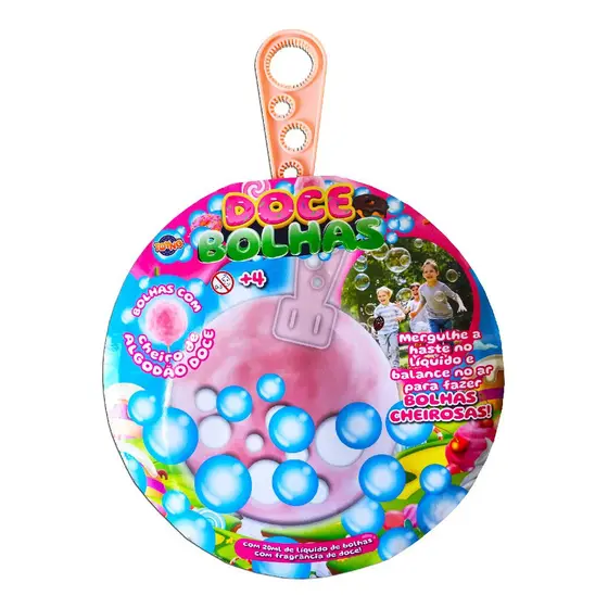 Kit Bolha de Sabão Com Cheiro de Doces Sortidos