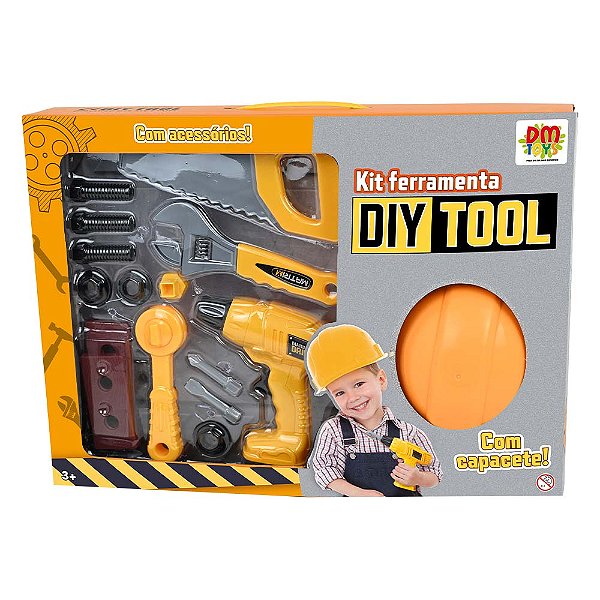 Kit Ferramentas DIY Tool Com Capacete
