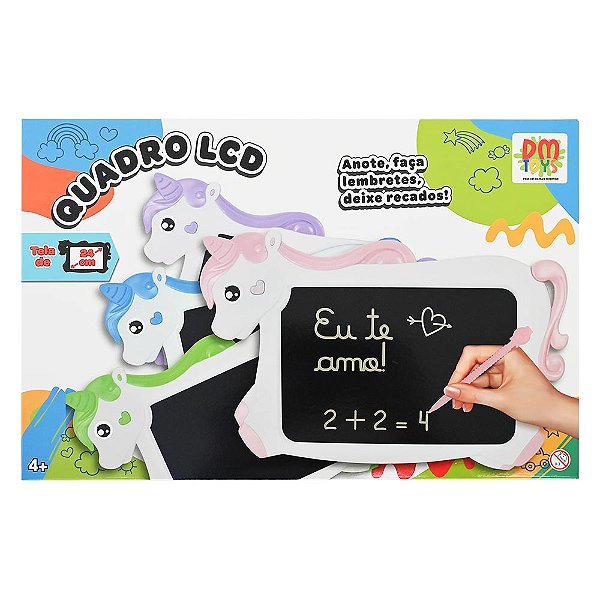 Quadro LCD Unicórnio Sortidos