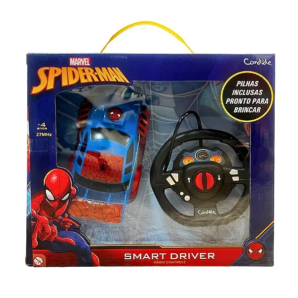 Veículo Controle Remoto Homem Aranha Smart Driver
