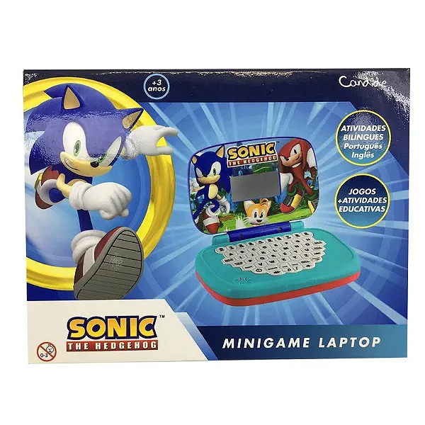 Laptop Infantil Educativo Sonic Bilíngue