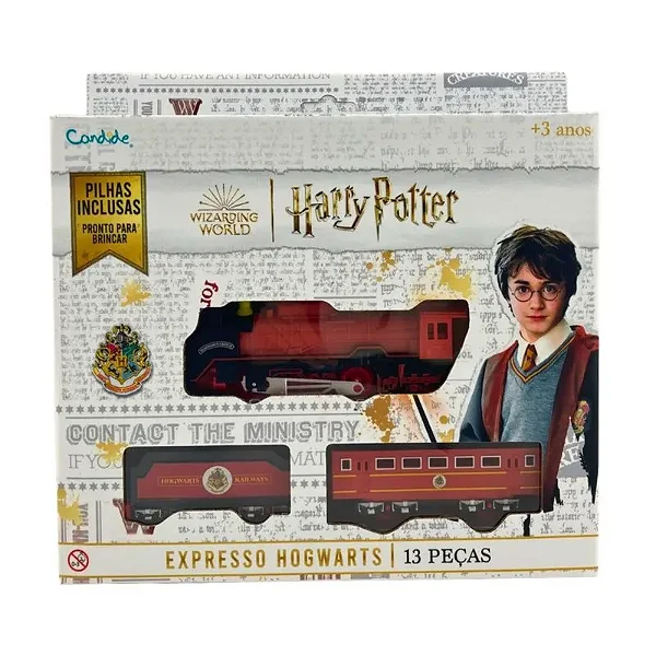 Ferrovia Mágica Harry Potter Expresso Hogwarts 13 Peças