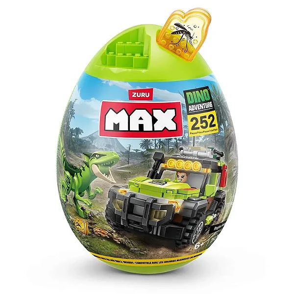 Blocos De Construção Max Dino Adventure 252 Peças