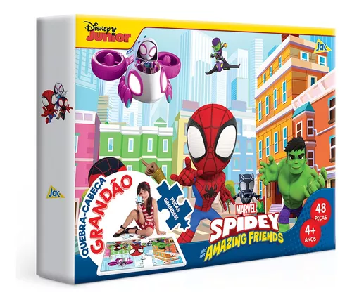 Quebra-Cabeça Spidey Grandão 48 Peças