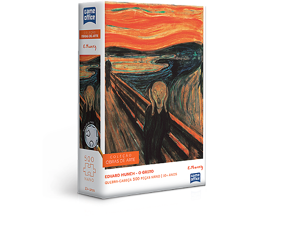 Quebra-Cabeça Edvard Munch o Grito 500 Peças Nano