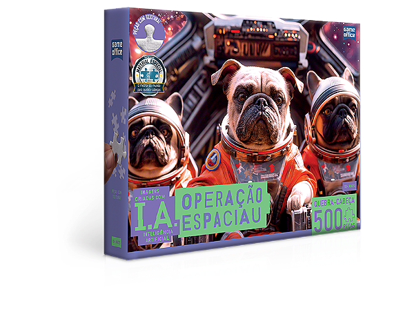 Quebra-Cabeça IA Operação Espaciau 500 Peças