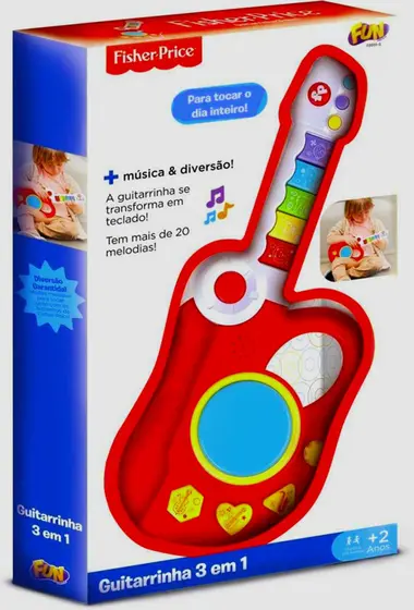 Fisher Price Guitarra 03 em 01