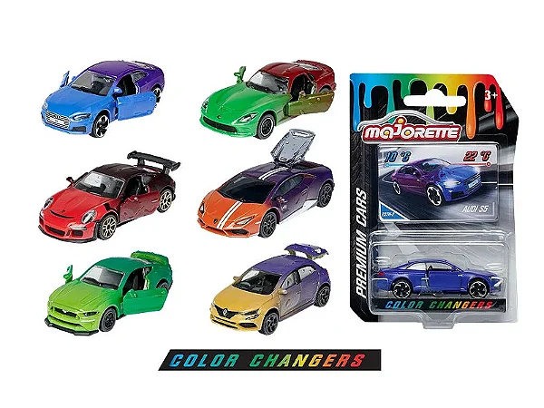 Majorette Serie Limited Edition Color Changers 1/64 Sortidos