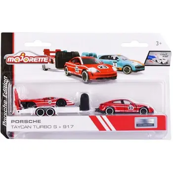 Majorette Carrinho Porsche Com Trailer 1/64 Sortidos