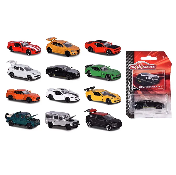 Majorette Carrinho Colecionável Premium Cars escala 1/64
