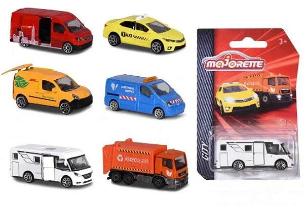 Majorette Carrinhos Serie City 1/64 Sortidos