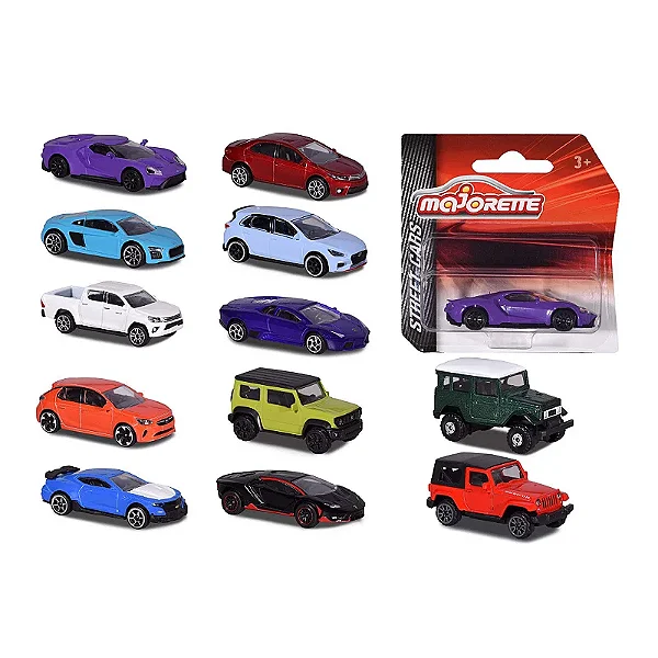 Majorette Carrinho Street Cars 1/64 Sortidos