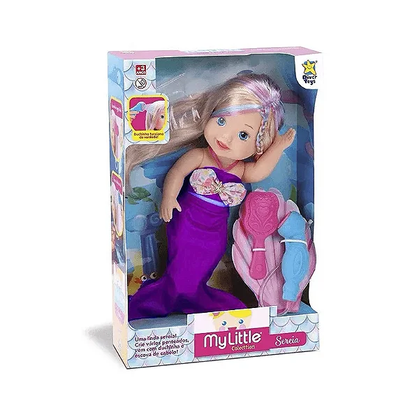 Boneca My Little Collection Sereia Sortidas
