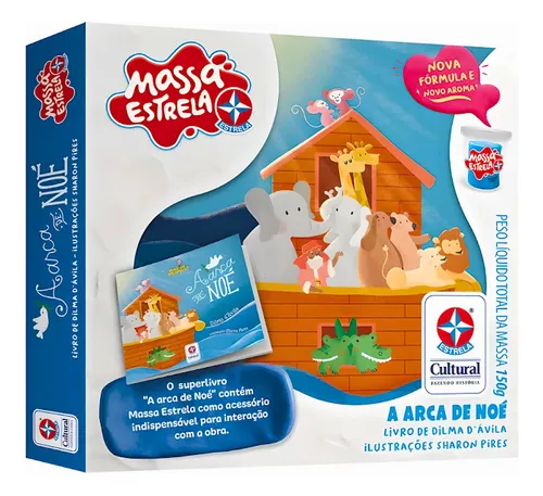 Livro Interativo Massa Estrela a Arca de Noé