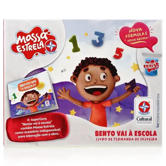 Livro Bento Vai a Escola com Massinha de Modelar