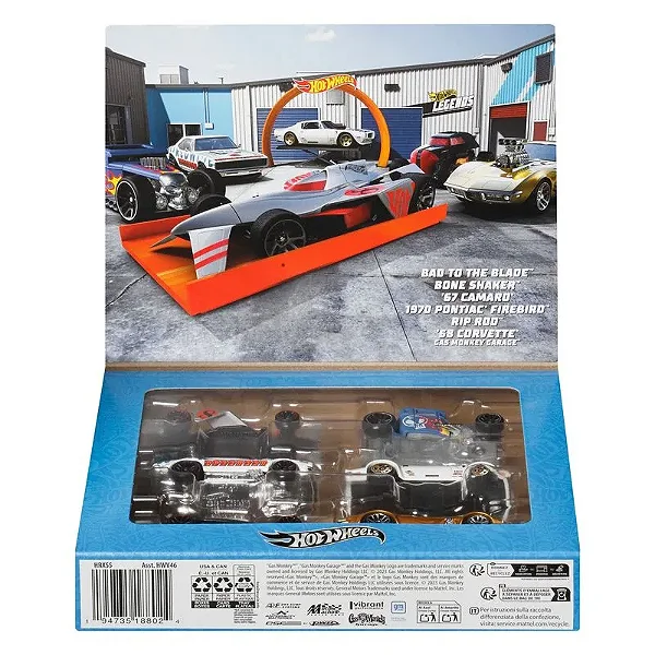 Hot Wheels 06 Carrinhos Temáticos Legends