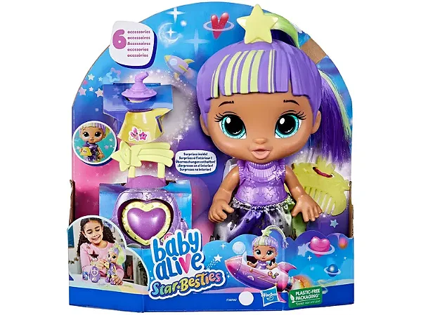 Boneca Baby Alive Star Besties Lovely Luna