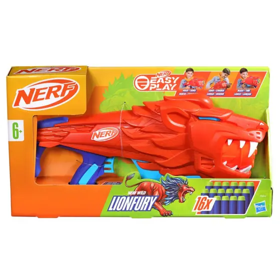 Lançador De Dardos Nerf Wild Lion Fury