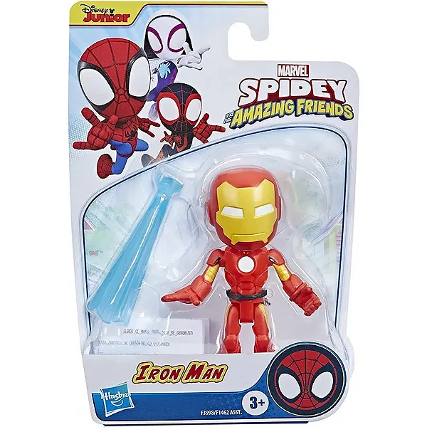 Boneco Marvel Spidey Friends Homem de Ferro