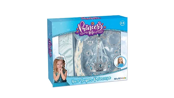 Kit Princesa Princess Me Box Azul