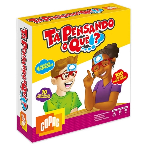 Jogo de Tabuleiro Tá Pensando o Que?