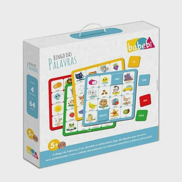 Jogo Educativo Bingo das Palavras