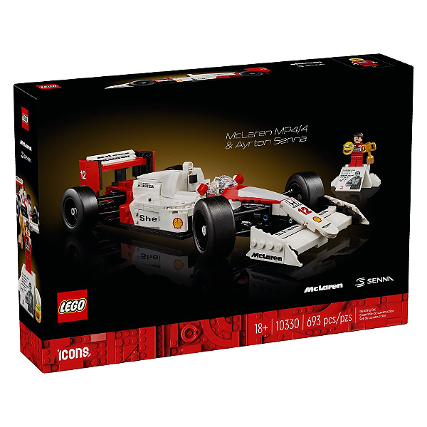 Lego Ayrton Senna e McLaren
