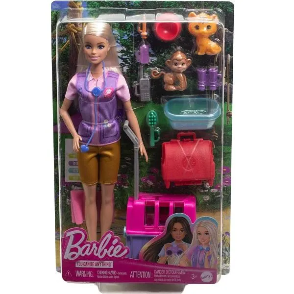 Barbie Profissões Resgate de Animais na Selva