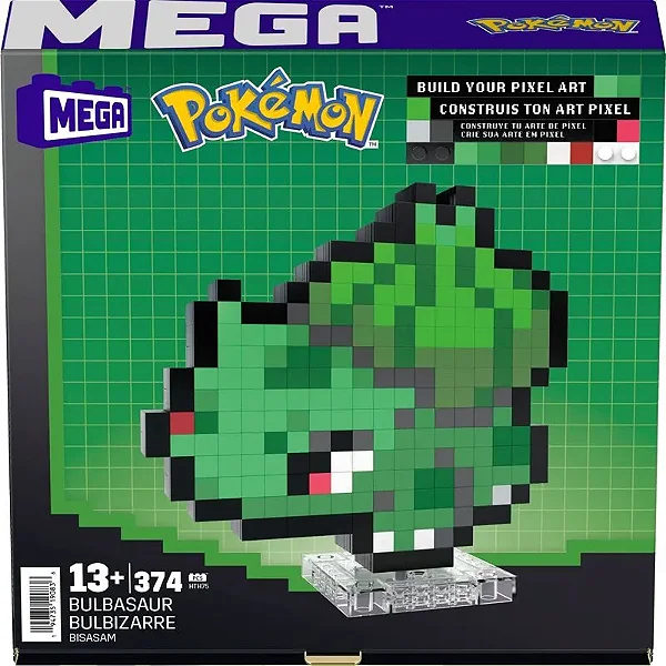 Pokémon Conjunto de Construção Mega Bulbasaur Pixel
