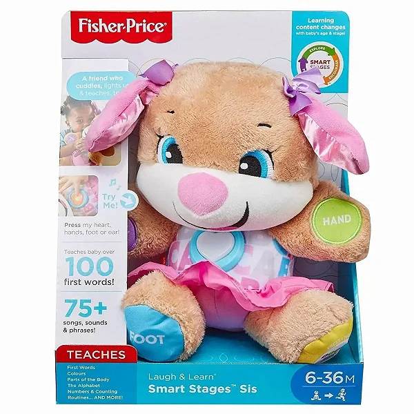 Fisher Price Pelúcia Smart Stages Irma do Cachorrinho