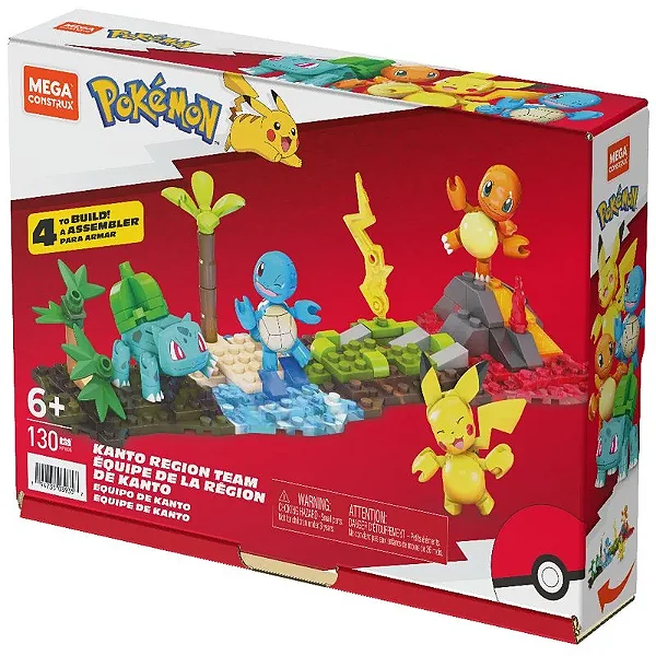 Mega Construx Pokémon Kanto Team