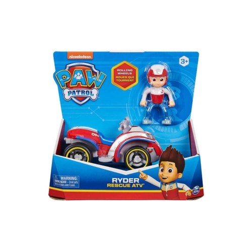 Boneco e Veiculo Patrulha Canina Solido Ryder