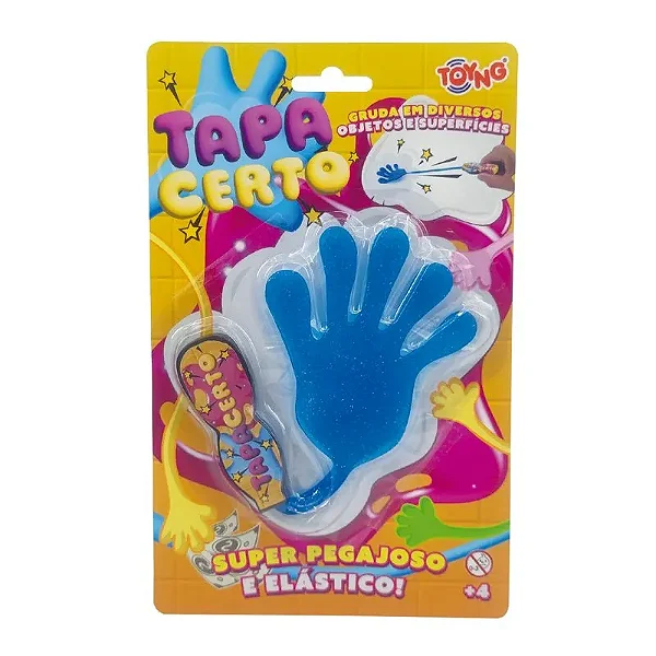 Mão Pegajosa Estica Tapa Certo Sortidos