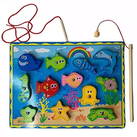 Brinquedo Educativo Pescaria Divertida Magnética Sortidos