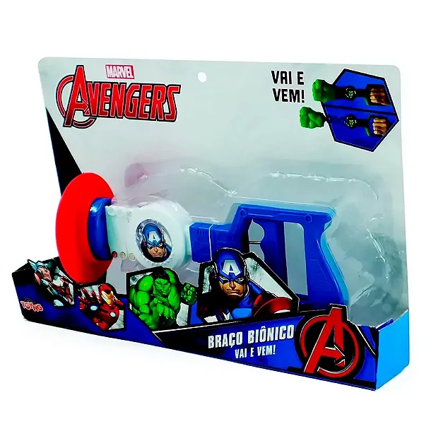 Braço Biônico Da Marvel Vai e Vem Sortidos