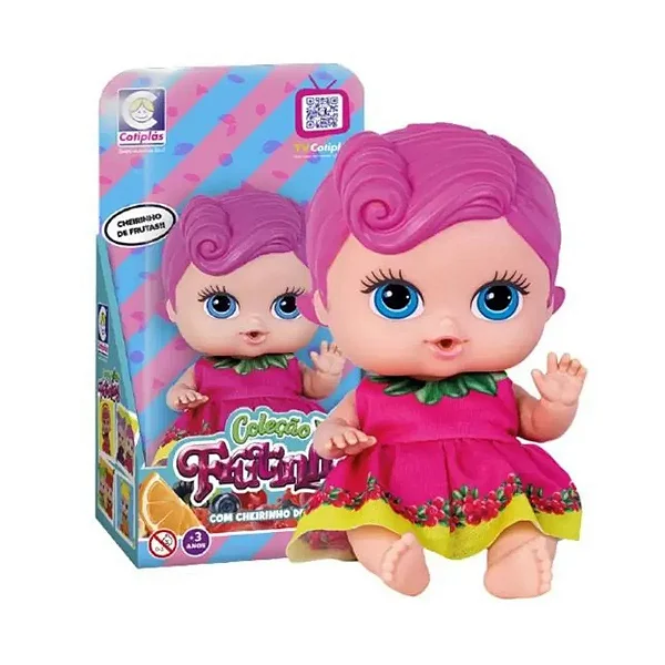 Boneca Coleção Frutinhas Groselha