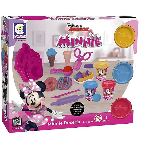 Brinquedo Massinha Minnie Disney Doceria