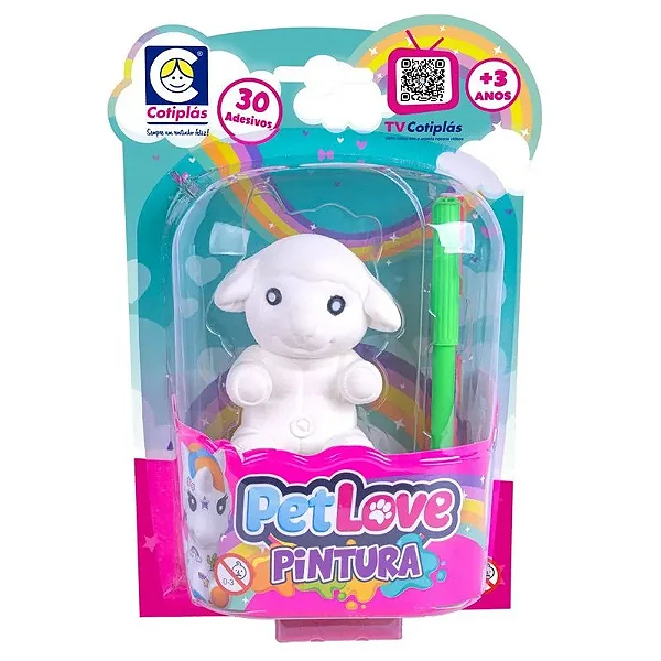 Boneco Pet Love Pintura Sortidos