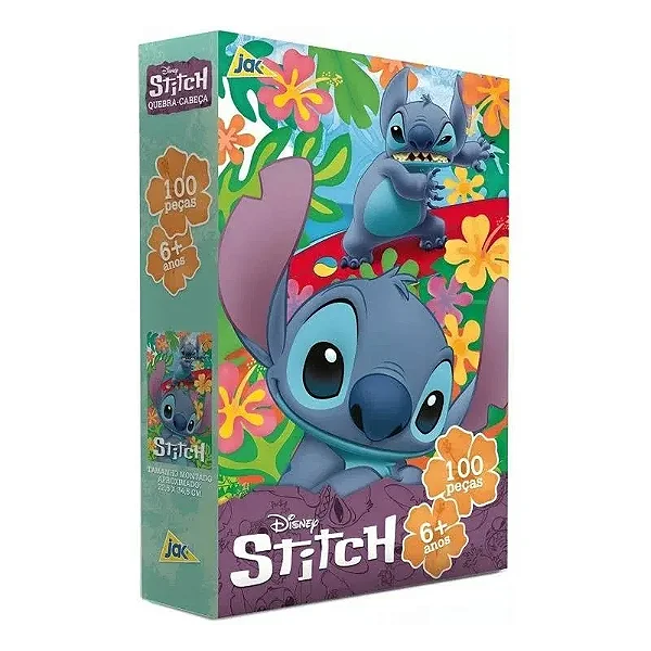 Quebra-Cabeça Disney Stitch 100 Peças